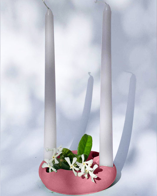 ROSE LUNATION CANDLE HOLDER