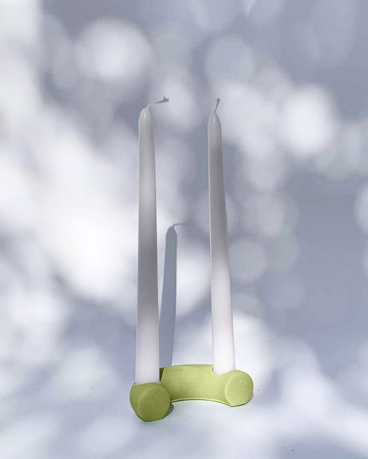 PEAR LUNATION CANDLE HOLDER