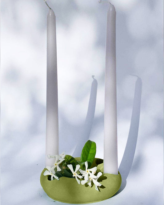 PEAR LUNATION CANDLE HOLDER