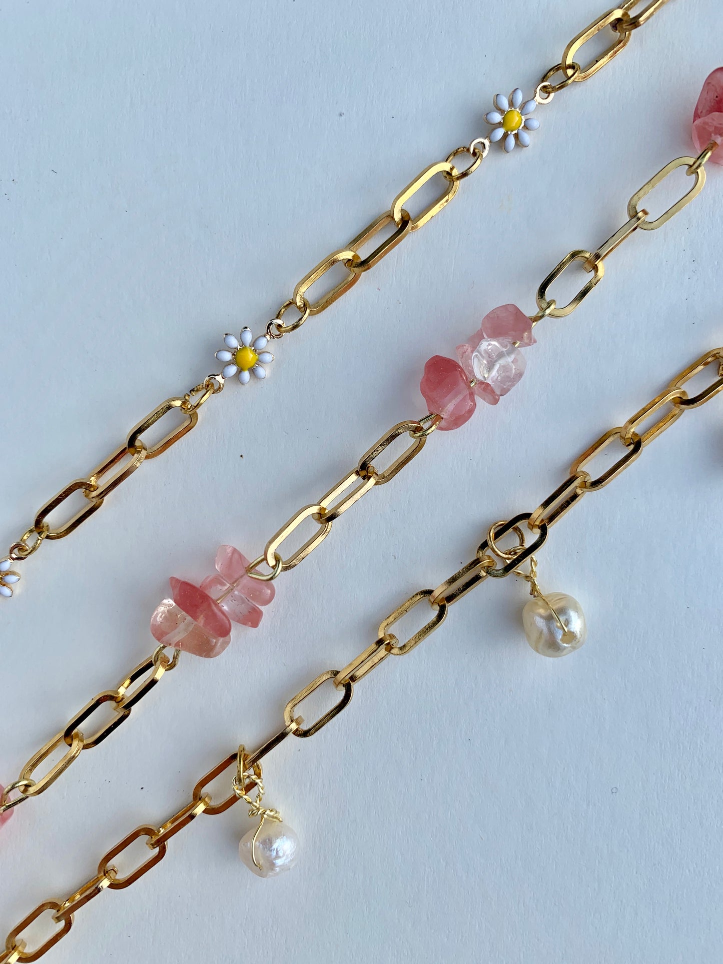 DAISY CHAIN CHOKER + DROP EARRINGS