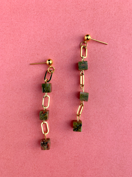 MUSE CHOKER + DROP EARRINGS