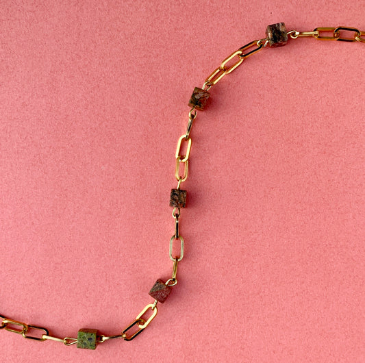 MUSE CHOKER + DROP EARRINGS