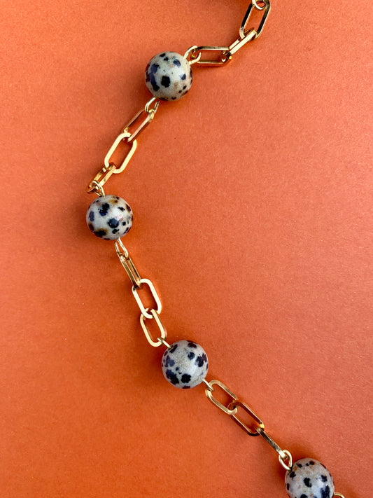 CRUELLA CHOKER + DROP EARRINGS