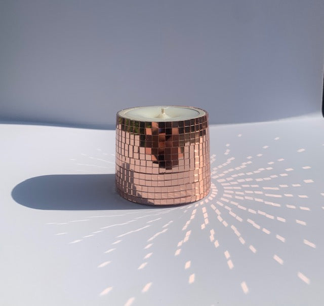 ROSE GOLD DISCO CANDLE