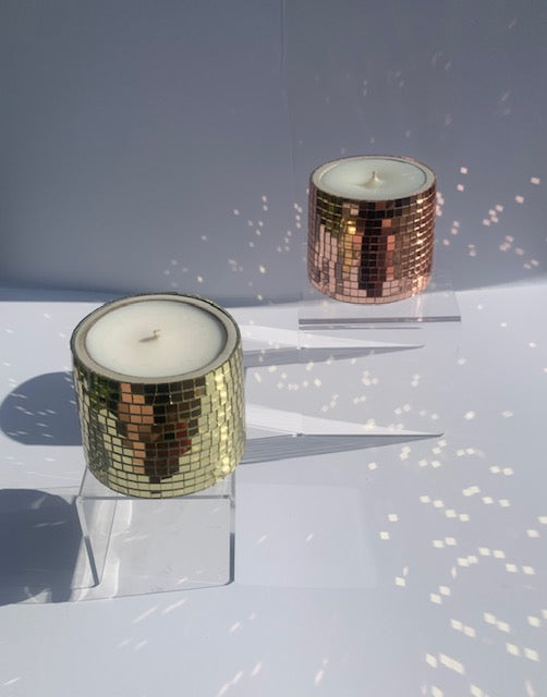 GOLD DISCO CANDLE